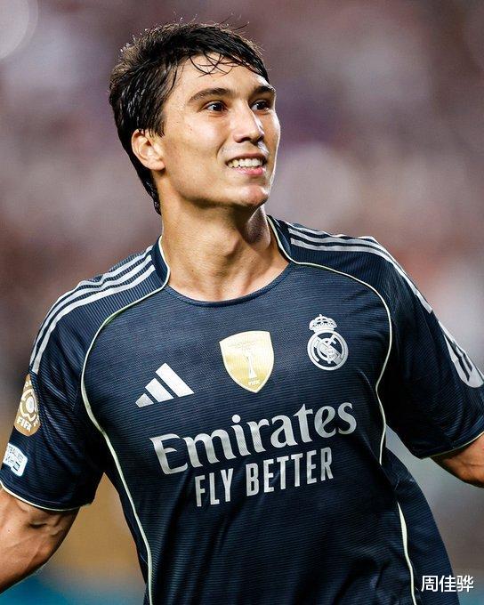 5策略 皇马青训中锋一举成名! 每75分钟参与1球, 有望继承9号球衣