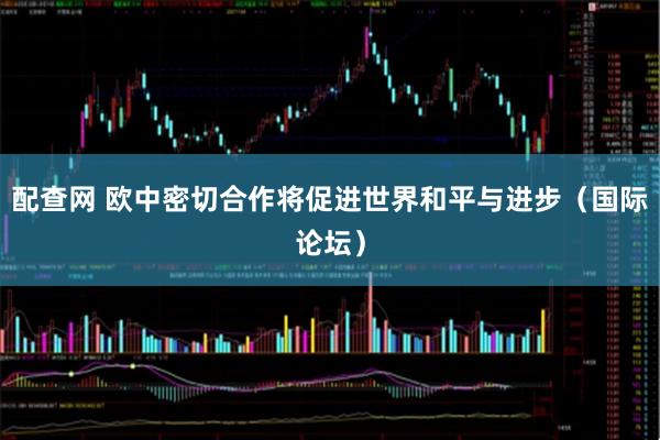 配查网 欧中密切合作将促进世界和平与进步（国际论坛）